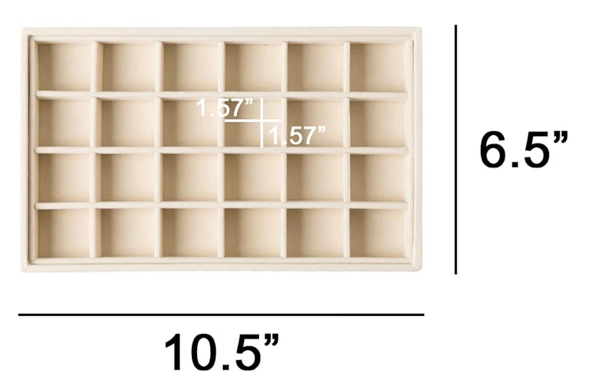 Wooden 24-compartment letter organizer dimensions